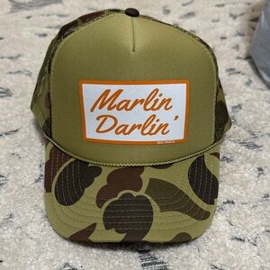 Camo Trucker Hat - Big Rock Tournament “Marlin darlin”